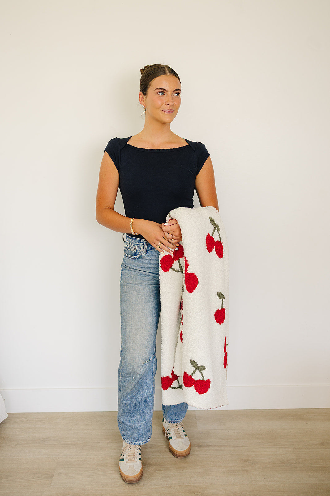 Mebie Baby Cherry Plush Blankets
