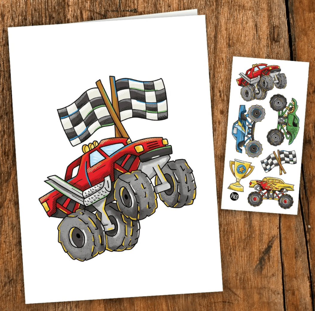 Pico Gretting Card and Temporary Tattoo Sets