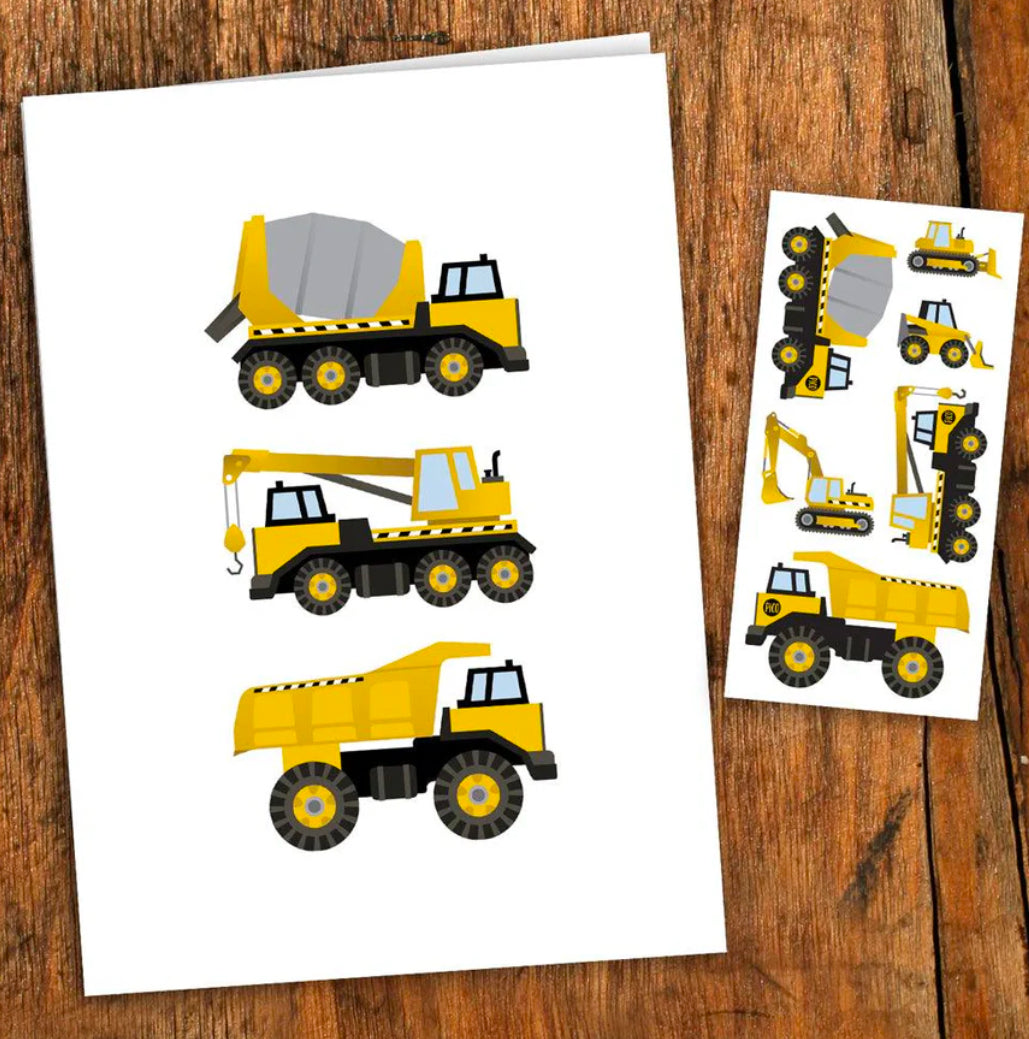 Pico Gretting Card and Temporary Tattoo Sets