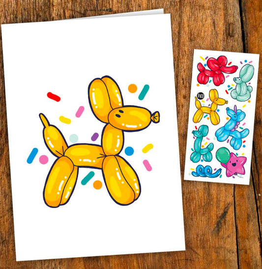 Pico Gretting Card and Temporary Tattoo Sets