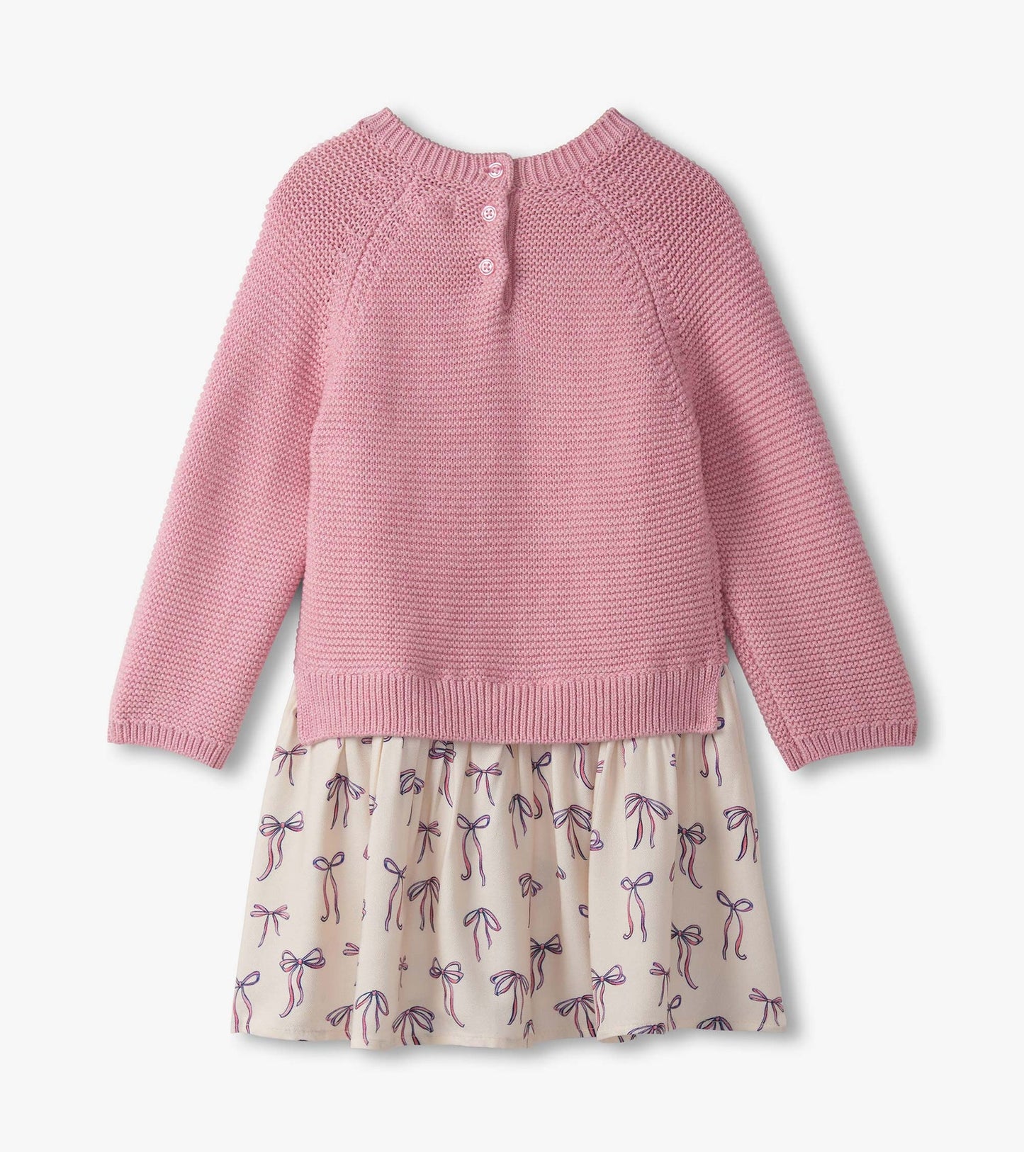 Hatley Sweater Dress in Painted Bows