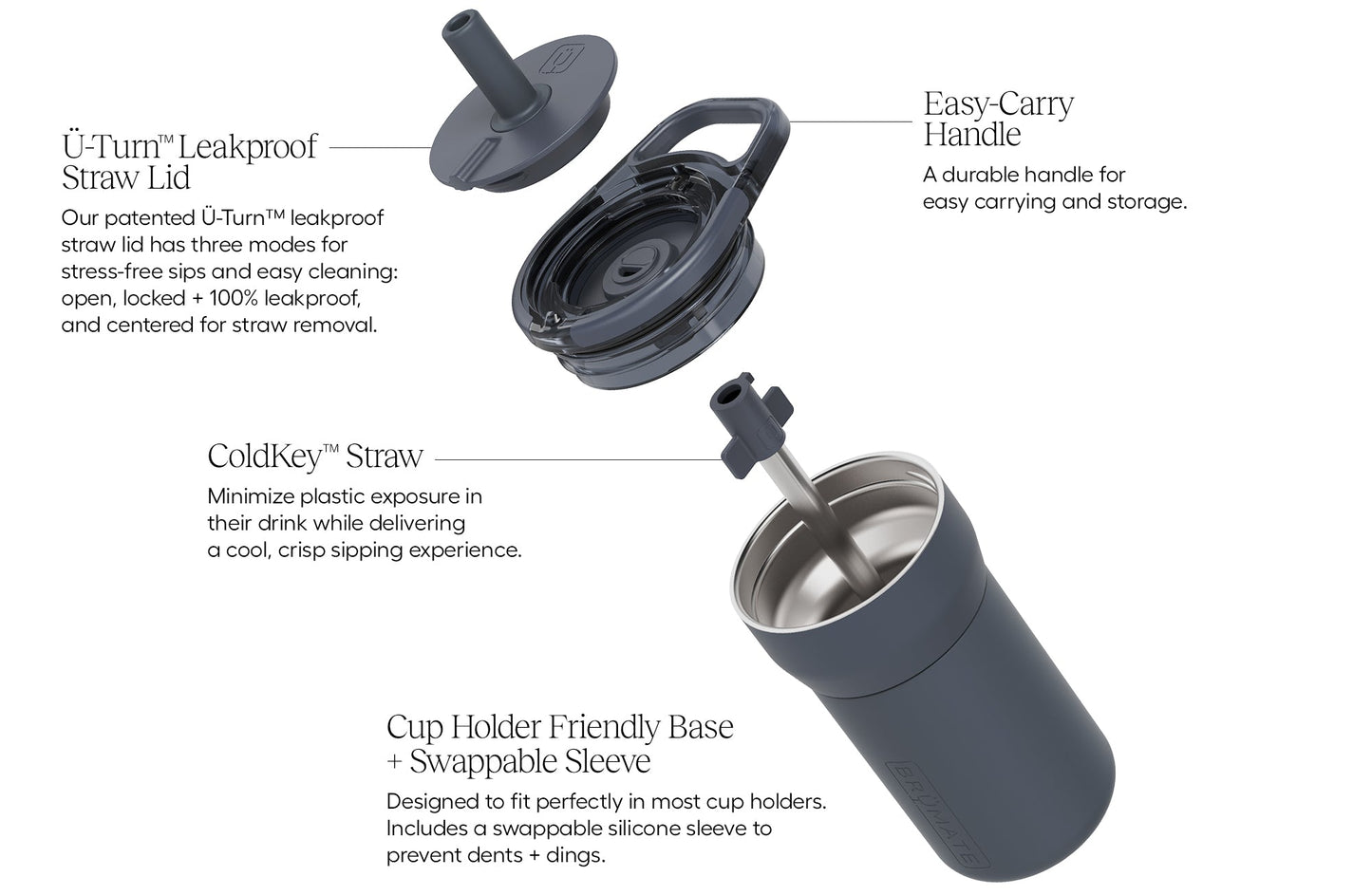 Brümate Leap 12oz Kids Water Bottle