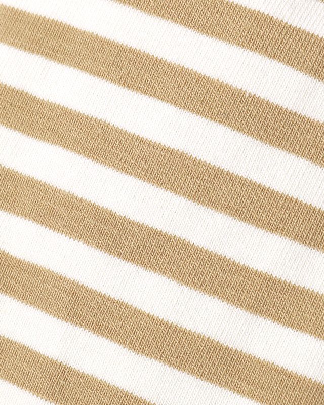 Quincy Mae Oversized Crew Sweatshirt in Gold Stripe