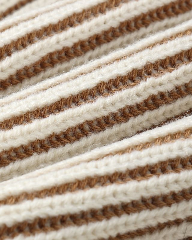 Quincy Mae Knit Beanie in Gold
