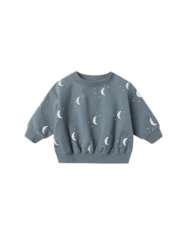 Quincy Mae Relaxed Fleece Sweatsuit in Silver Moons