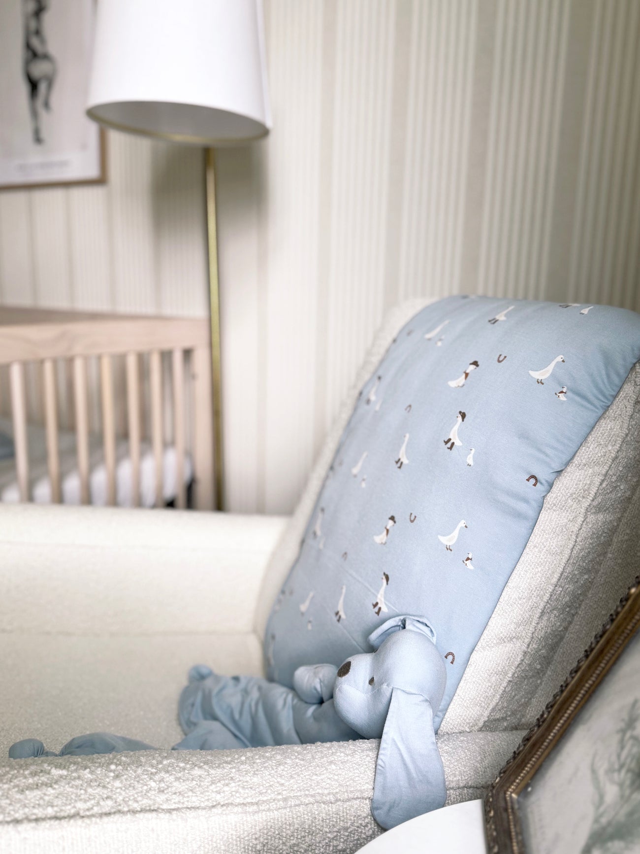 Günamüna Toddler Cloud Blanket in Cowboy Goose