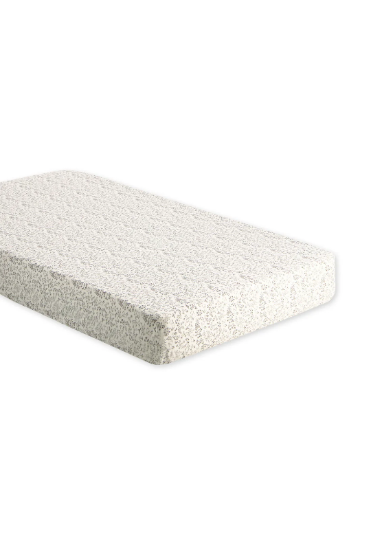 Jamie Kay Organic Cotton Crib Sheet in Garden Bunnies Tofu