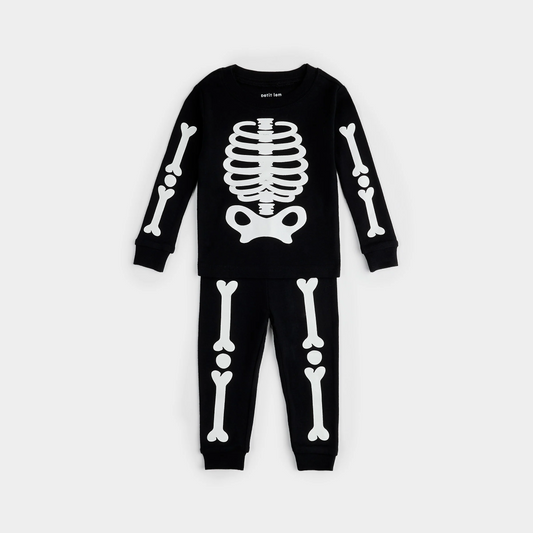 Petit Lem 2 Piece Pj Set Skeleton Glow in the Dark *Sale*