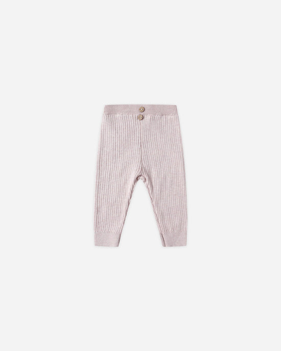 Quincy Mae Rib Knit Legging in Lilac