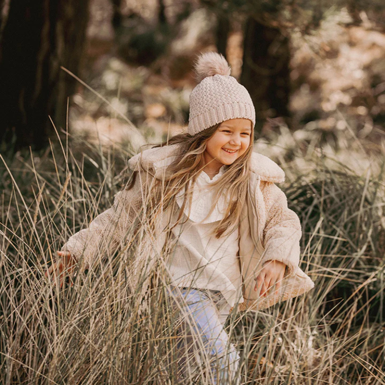 Millymook Girls “Valery” Beanie in Fairy Floss