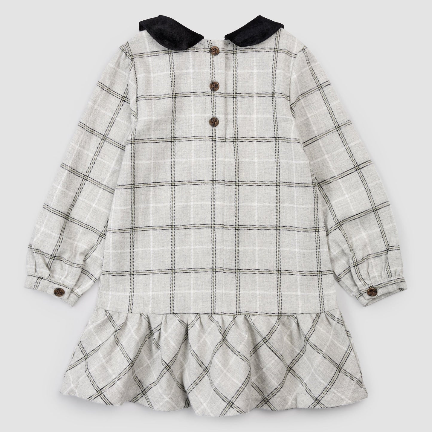 Miles the Label Plaid Flannel Collared Dress