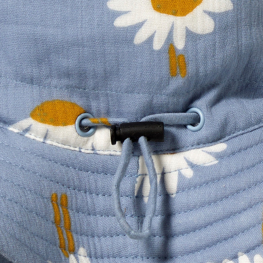 Wilson and Frenchy Organic Crinkle Sun Hat in Daisy Floral