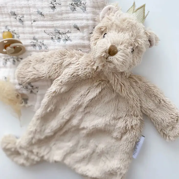Mon Ami Prince Bear Lovey Blanket