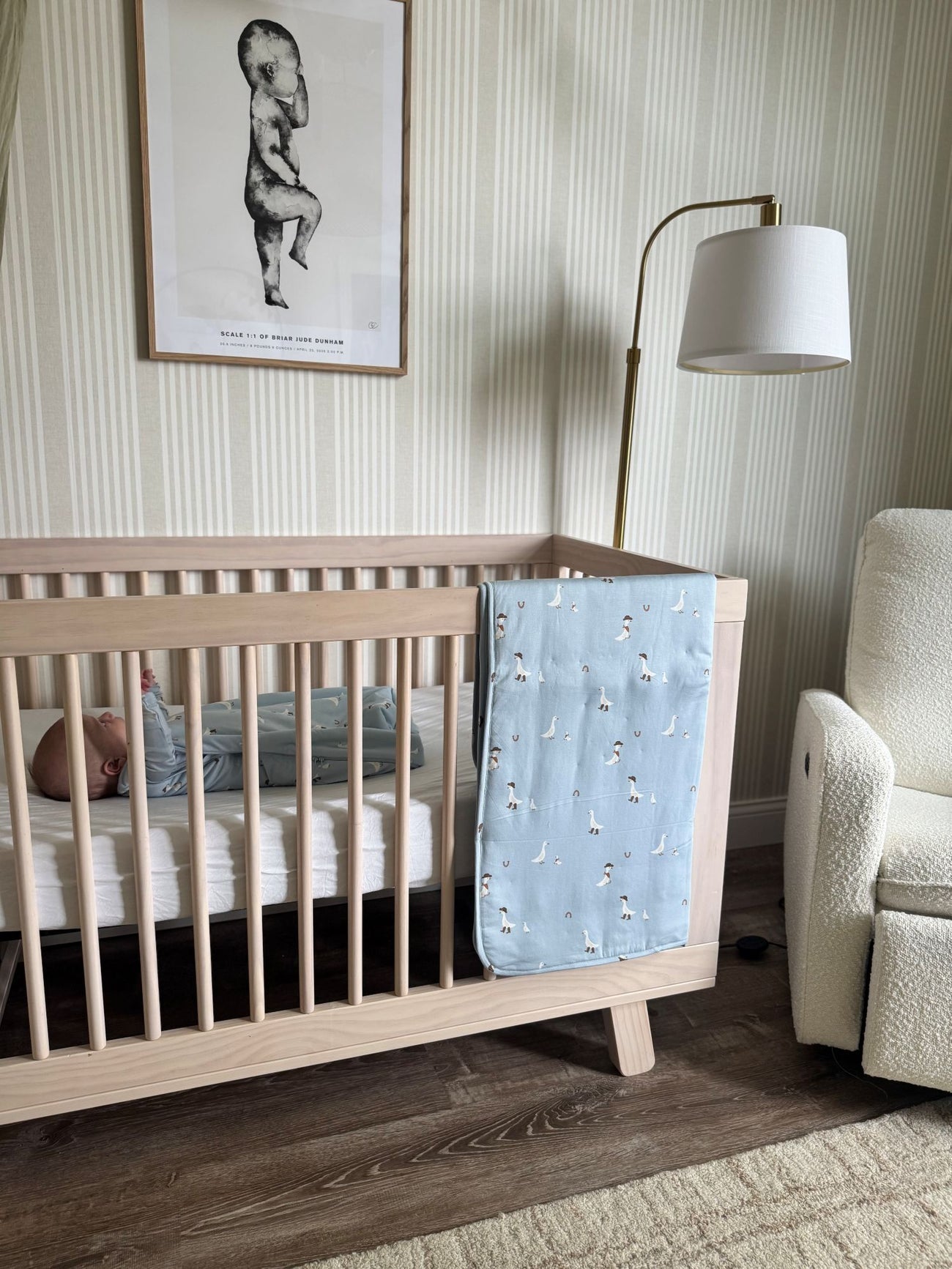 Günamüna Toddler 2.5 Tog Cloud Blanket in Cowboy Goose