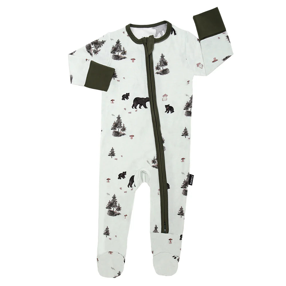 Belan J Bamboo Footed Sleeper in Black Bears
