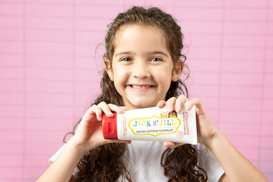 Jack N’ Jill Organic Fluoride Free Toothpaste - Mega Strawberry 200g