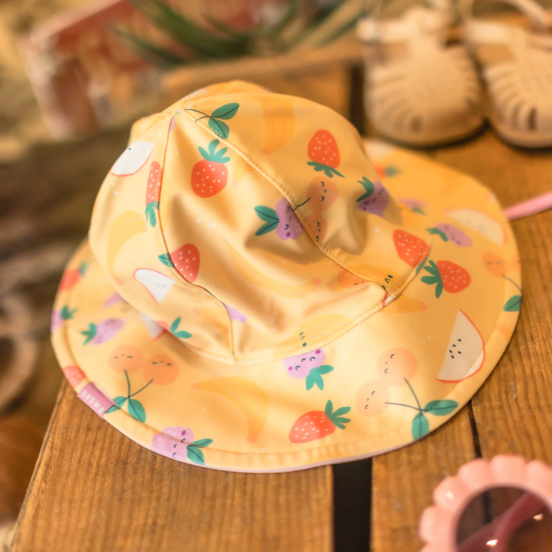 Souris Mini Reversible Swim Hat with ties