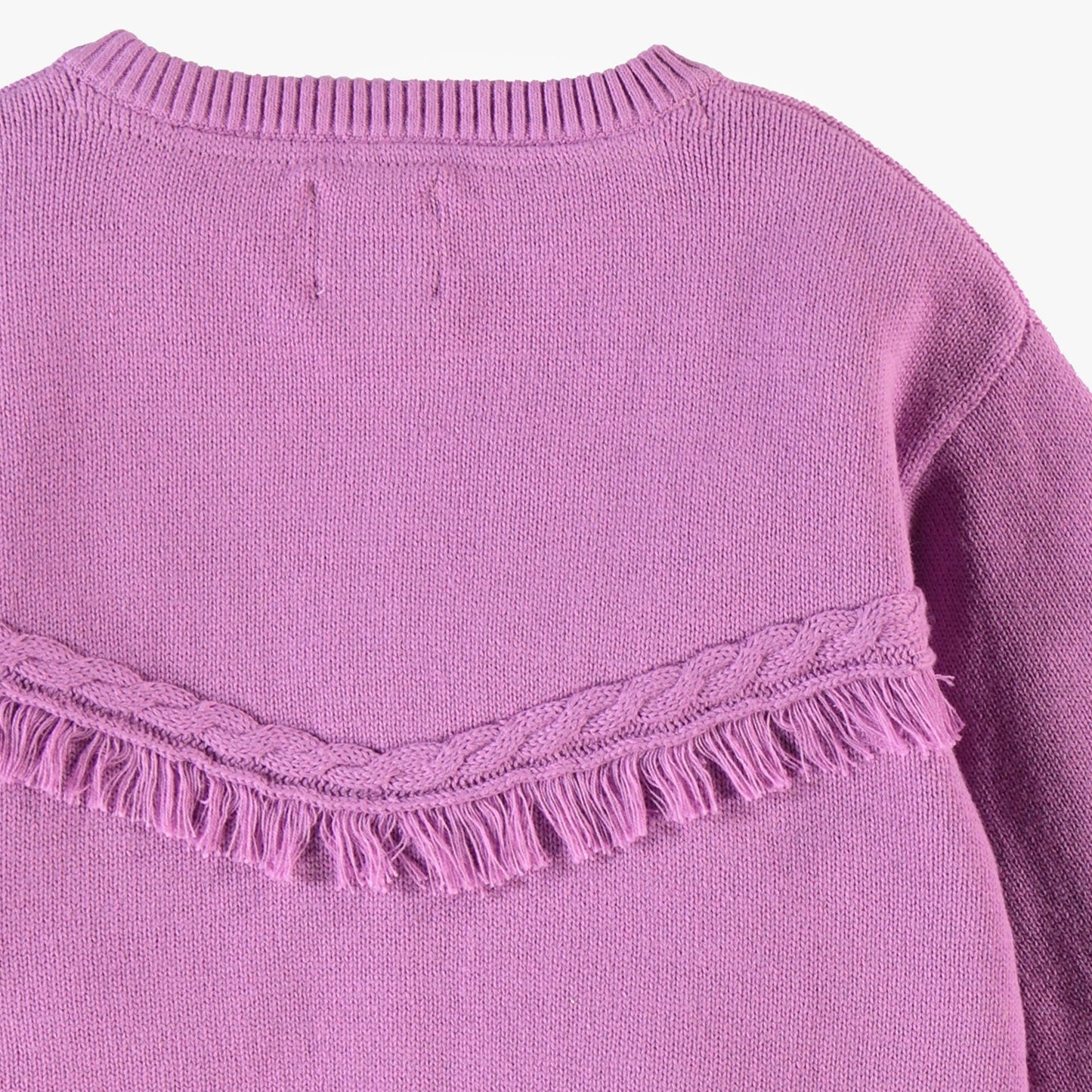 Souris Mini Purple Star Knit Cardigan