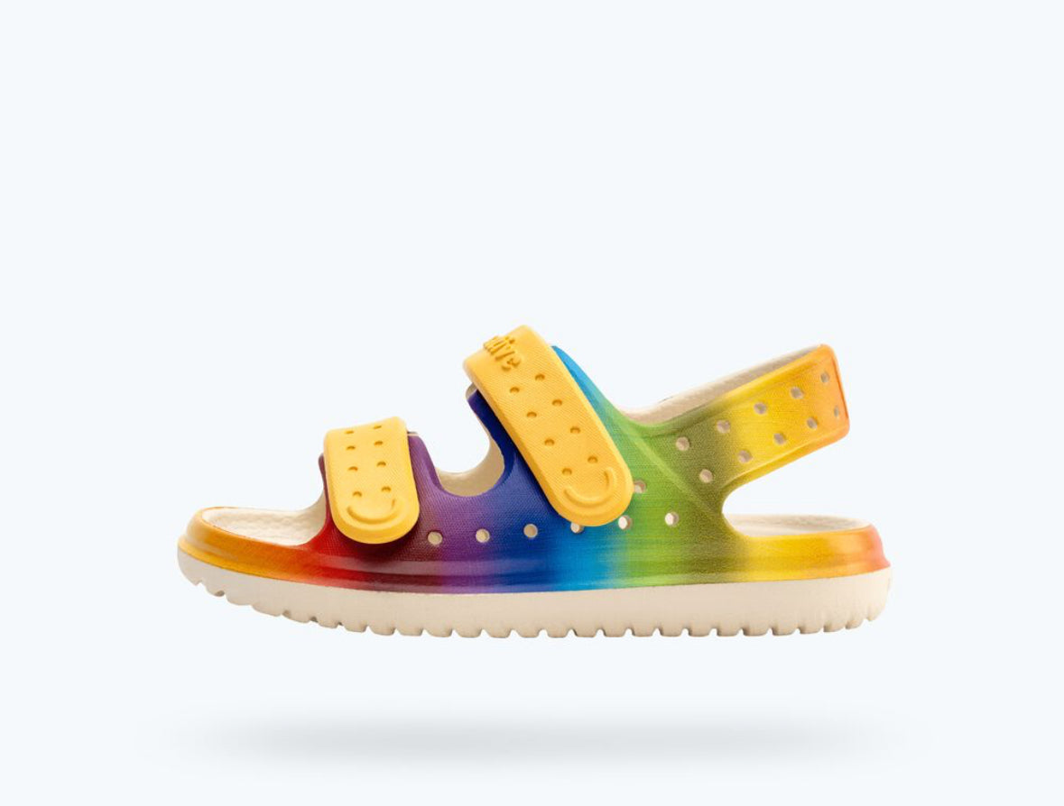 Native Shoes Chase Sandals in Rainbow