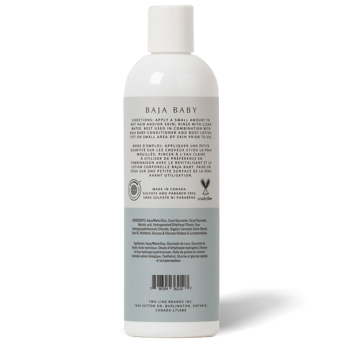 Baja Baby Wash and Shampoo in Unscented