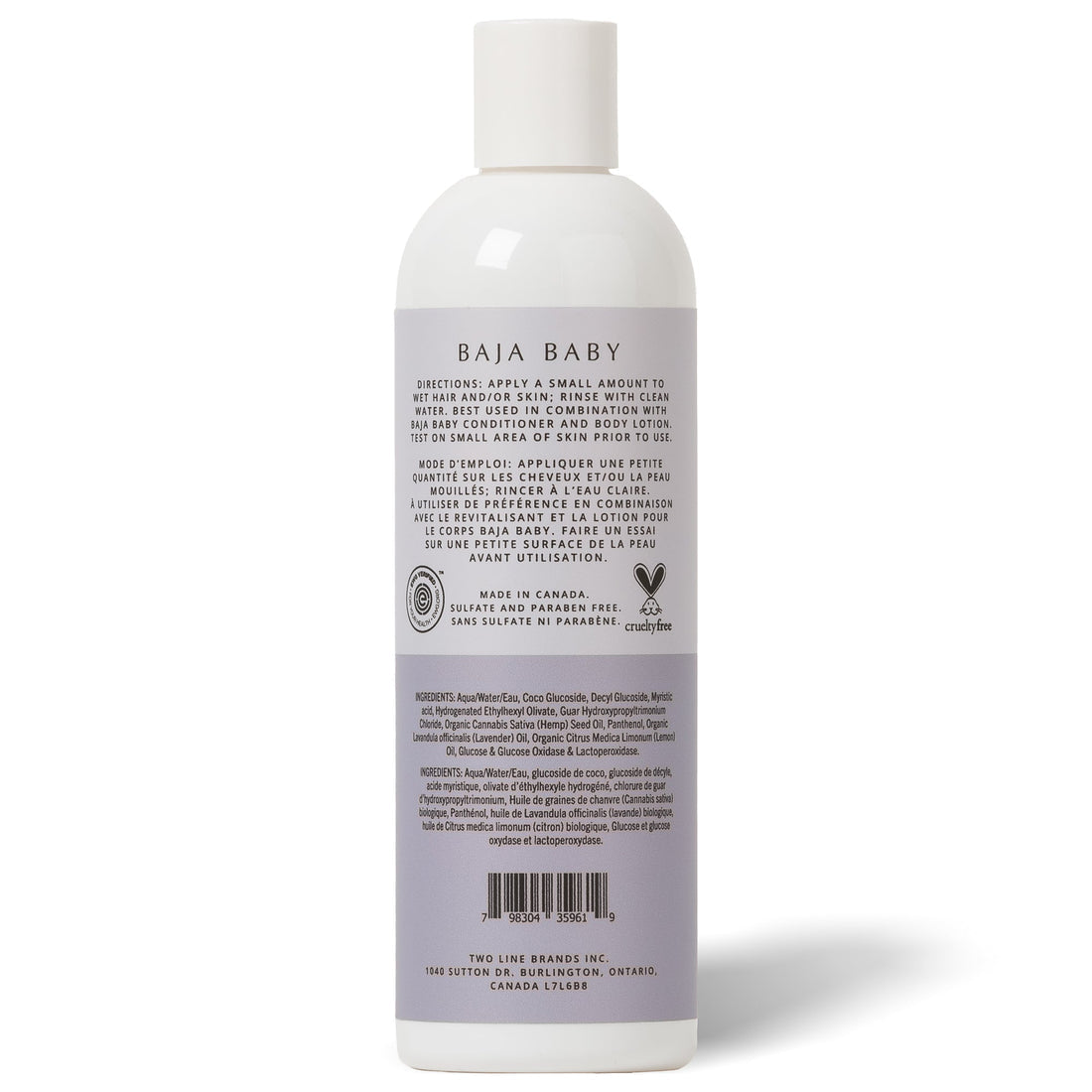 Baja Baby Wash and Shampoo in Lavender