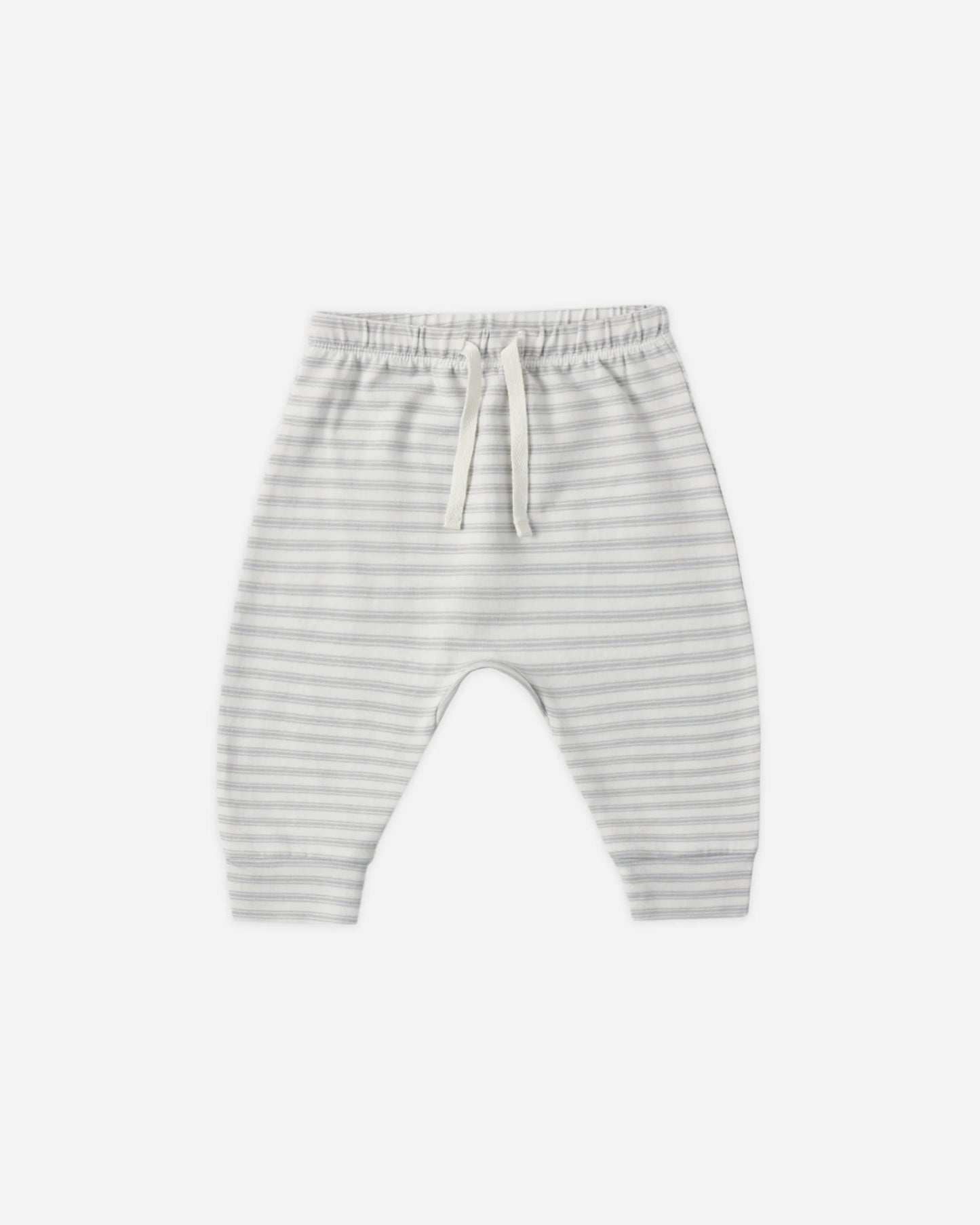 Quincy Mae Long Sleeve Top & Drawstring Pant Set in Cloud Stripe