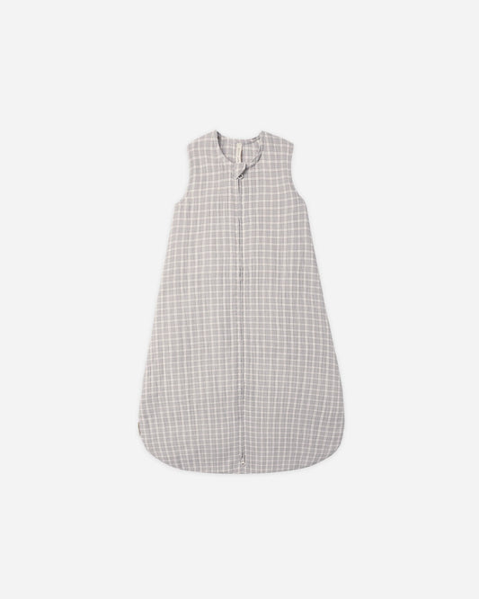 Quincy Mae Sleep Bag in Blue Gingham