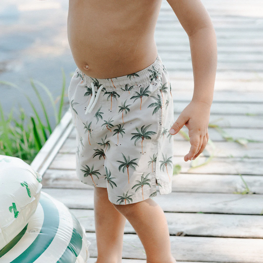 Petit Lem Swim Trunks in Palm Trees