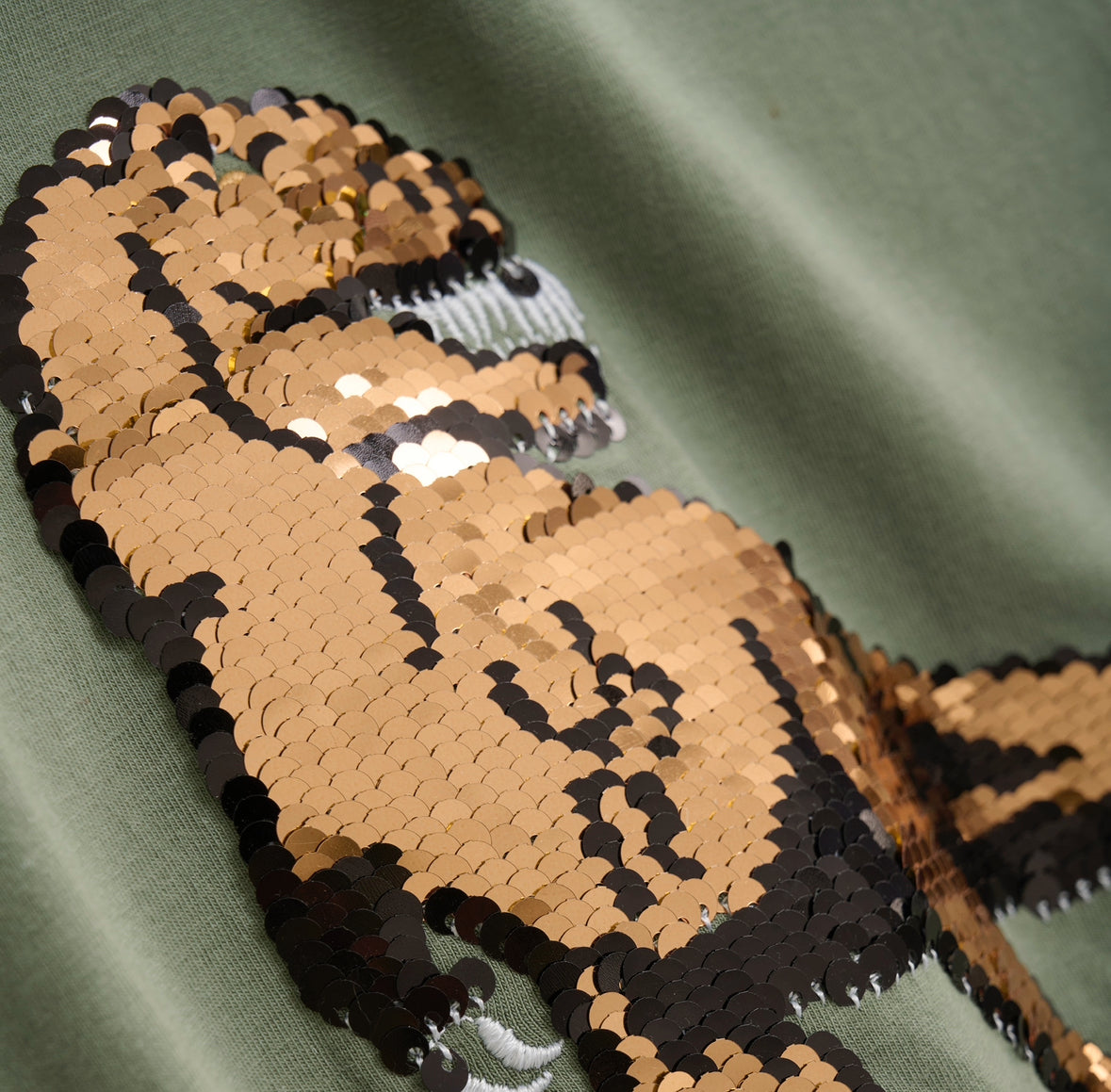 Minymo Sequin Dino Tee