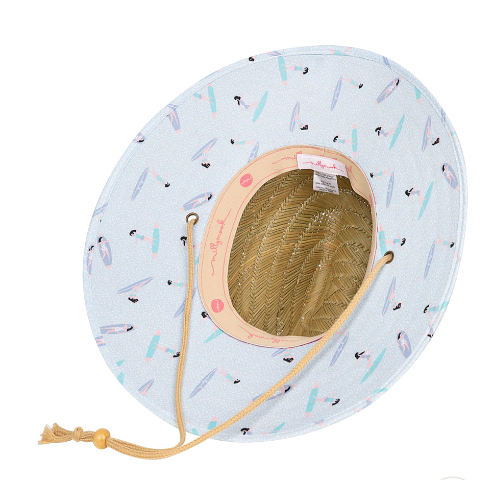 Millymook Girls Surf Straw Hat - Taylor