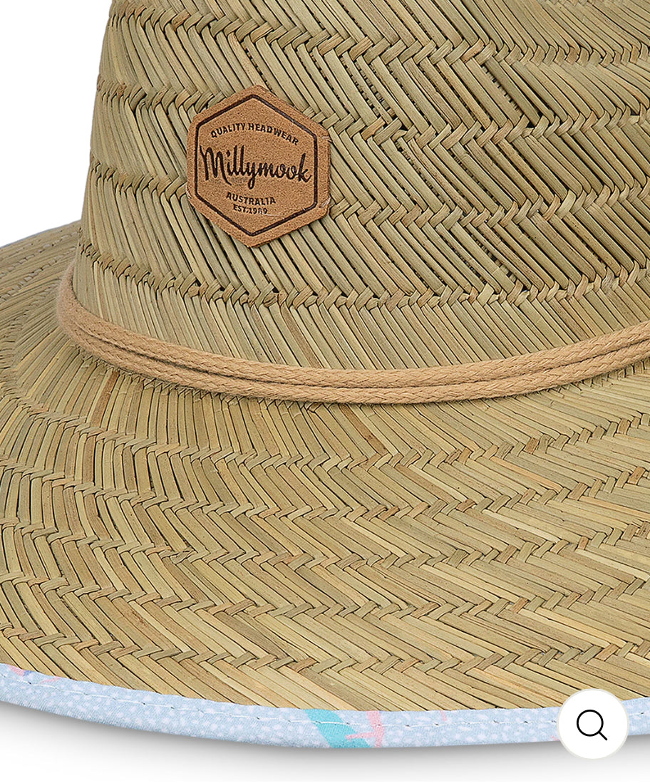 Millymook Girls Surf Straw Hat - Taylor