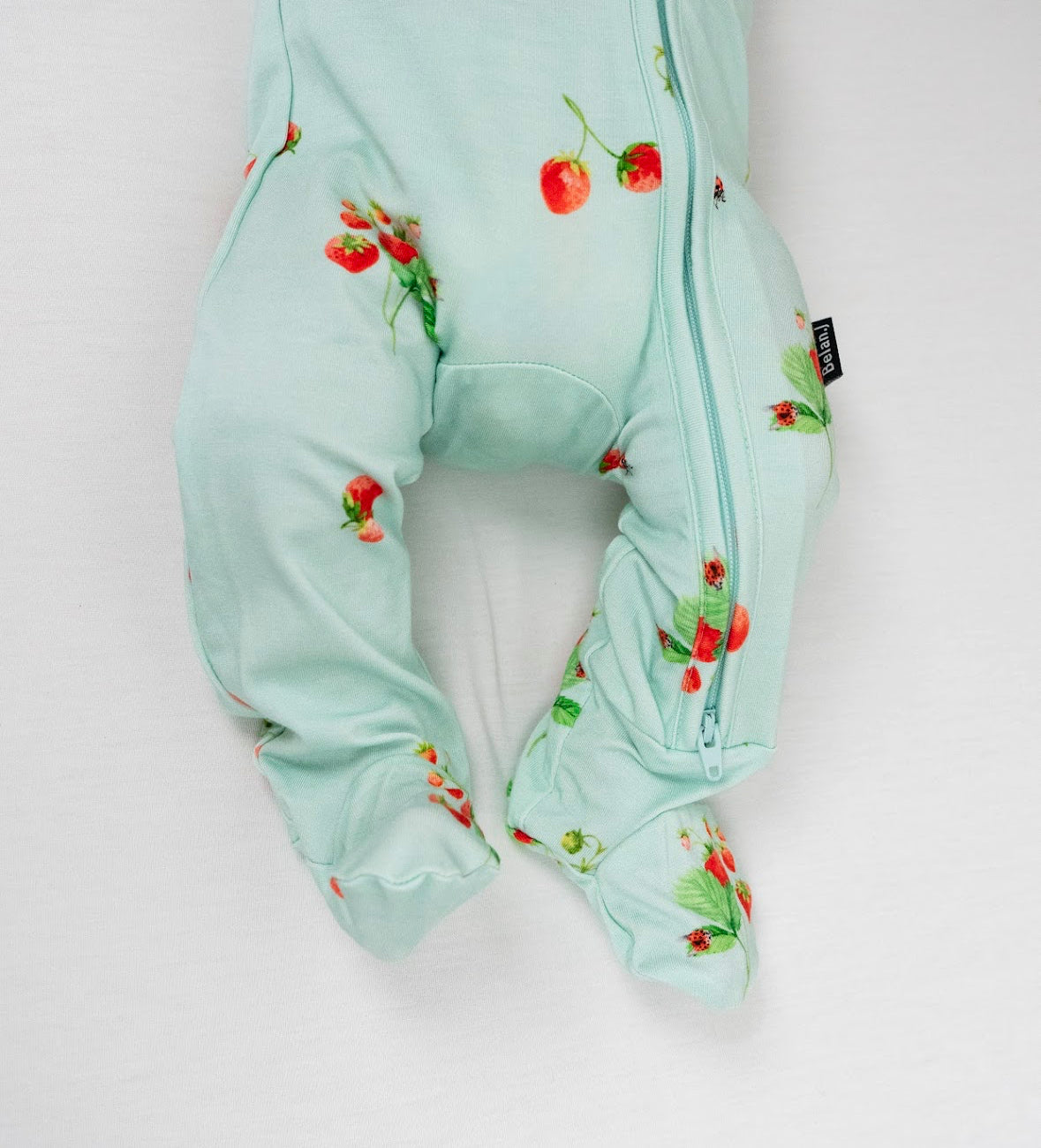 Belan J Bamboo Footed Sleeper in Strawberry Garden