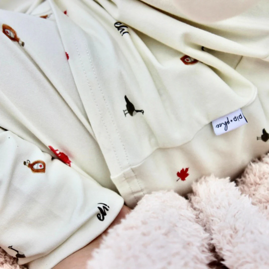 Pip + Phee Bamboo Footed Sleeper in Eh!