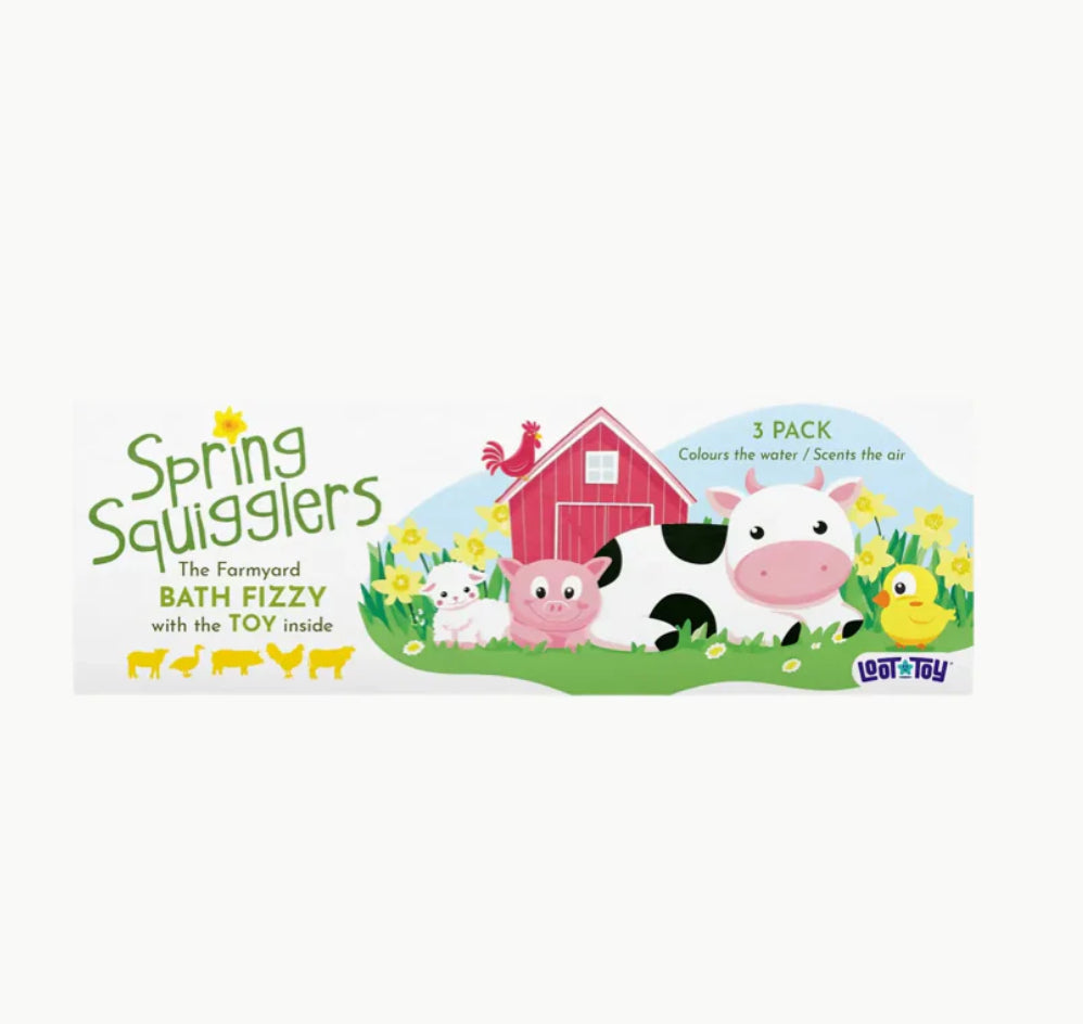 Spring Squigglers Bath Bombs Set of 3 - Limited Edition