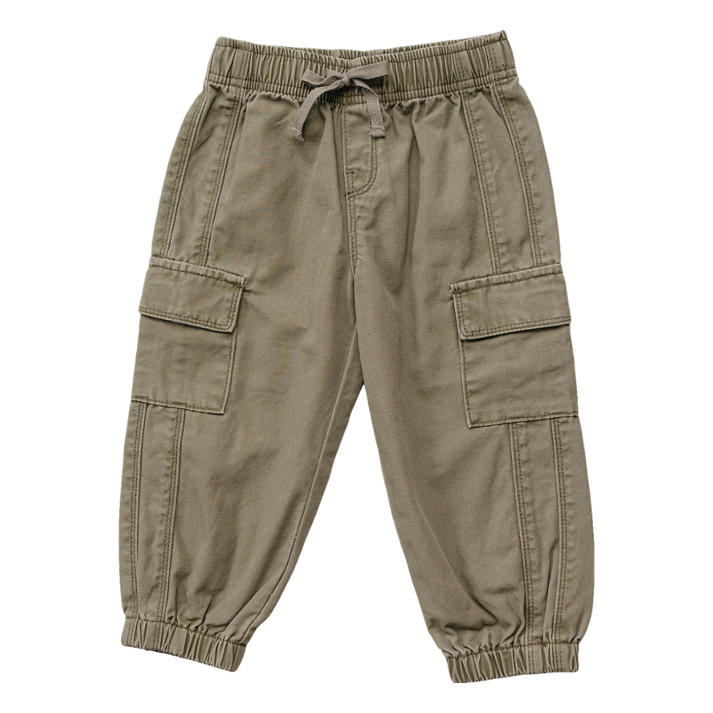 Mebie Baby Cargo Pants in Green