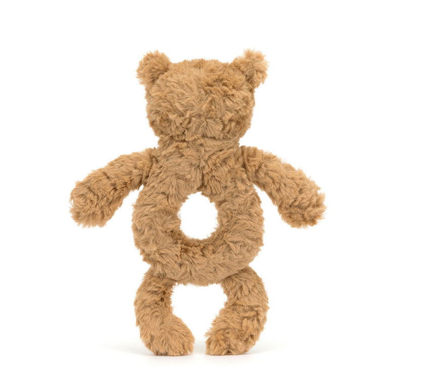 Jellycat Bartholomew Bear Ring Rattle
