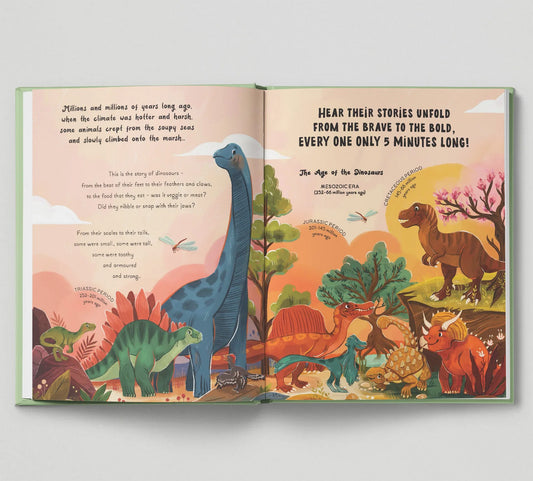 5 minute dinosaur stories Book