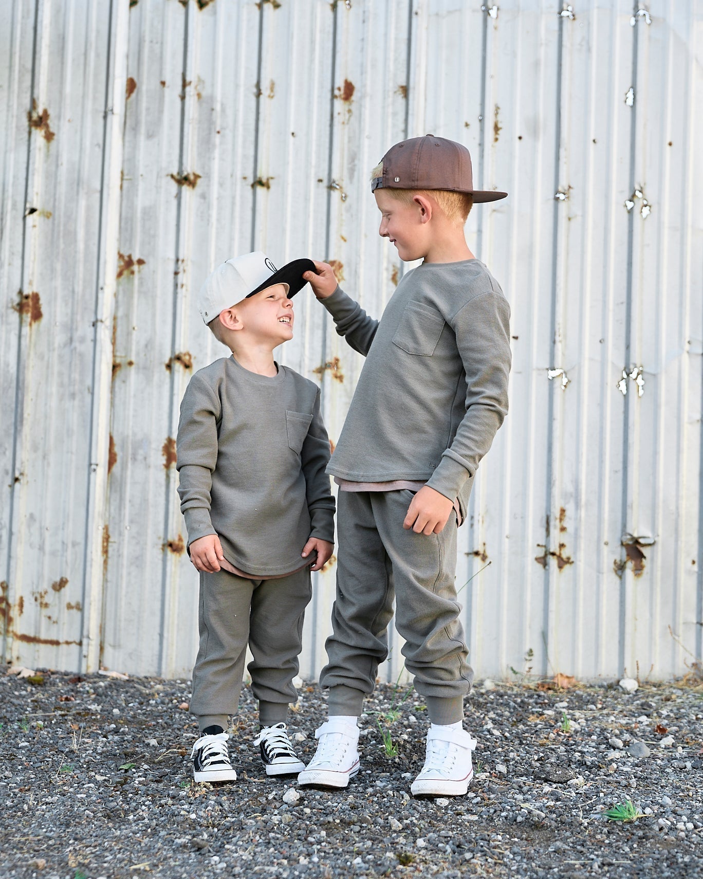 Little Bipsy Waffle Jogger in Green