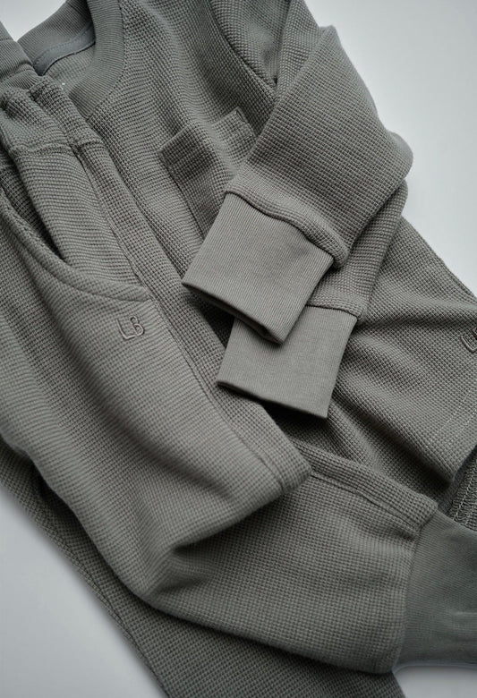 Little Bipsy Waffle Jogger in Green