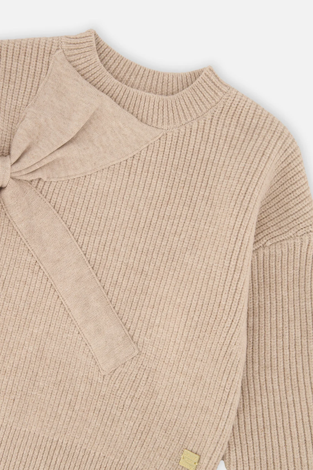Deux Par Deux Sweater with Bow