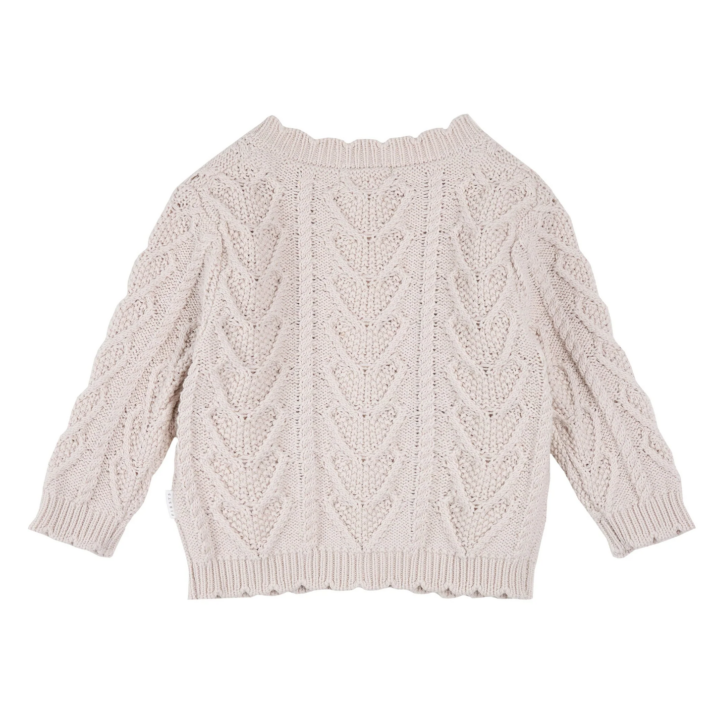 Petit Lem Sweater Knit Cardigan in Blackberry