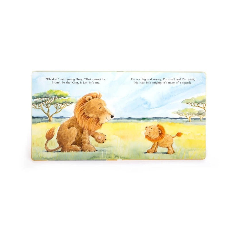 Jellycat The Very Brave Lion Book