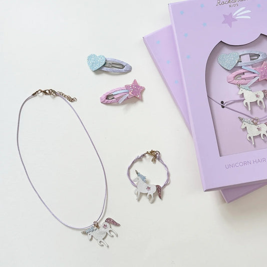 Rockahula - Unicorn Hair & Jewelry Set