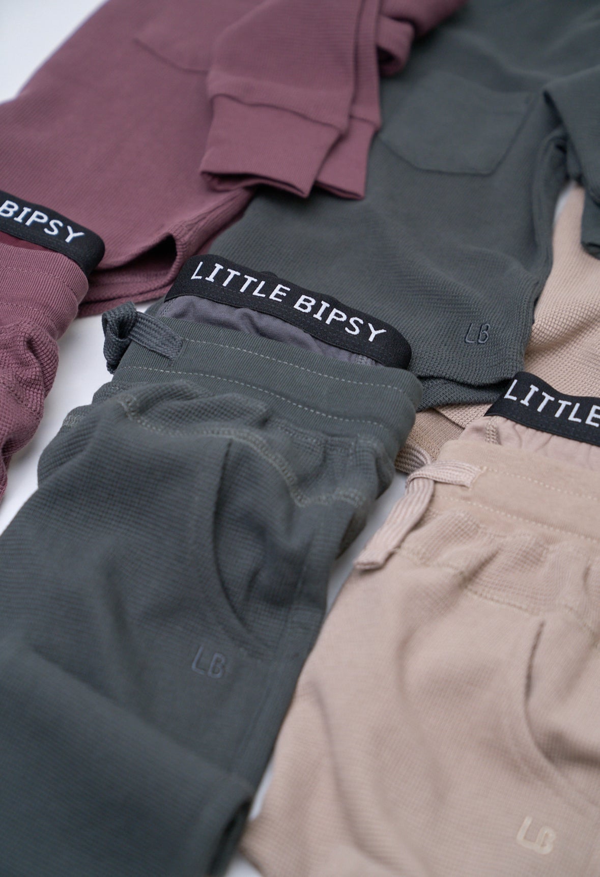 Little Bipsy Waffle Jogger in Shadow