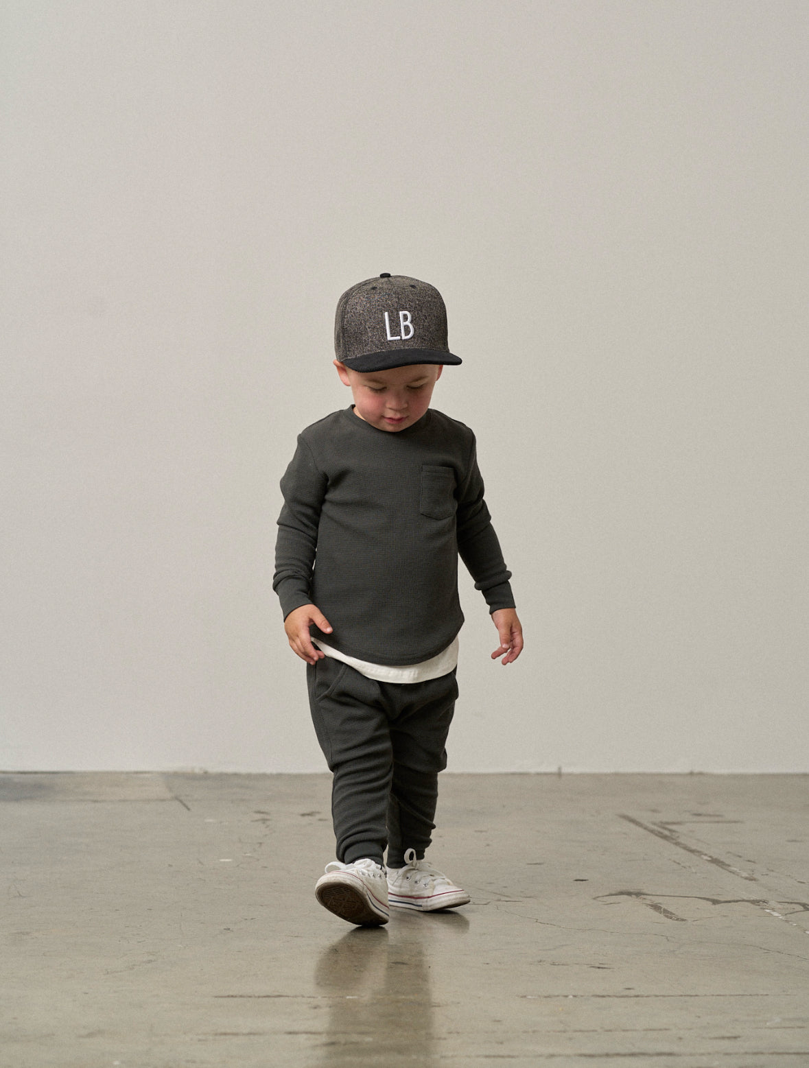 Little Bipsy Waffle Jogger in Shadow