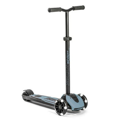 Scoot & Ride Highwaykick 5 LED in Steel