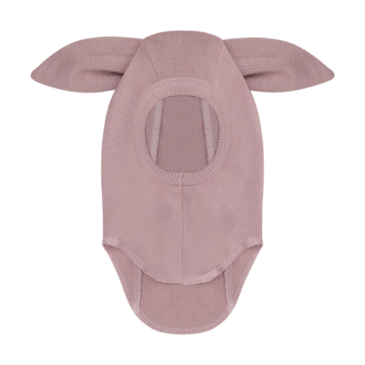 Huttelihut Rib Ears Balaclava in Woodrose