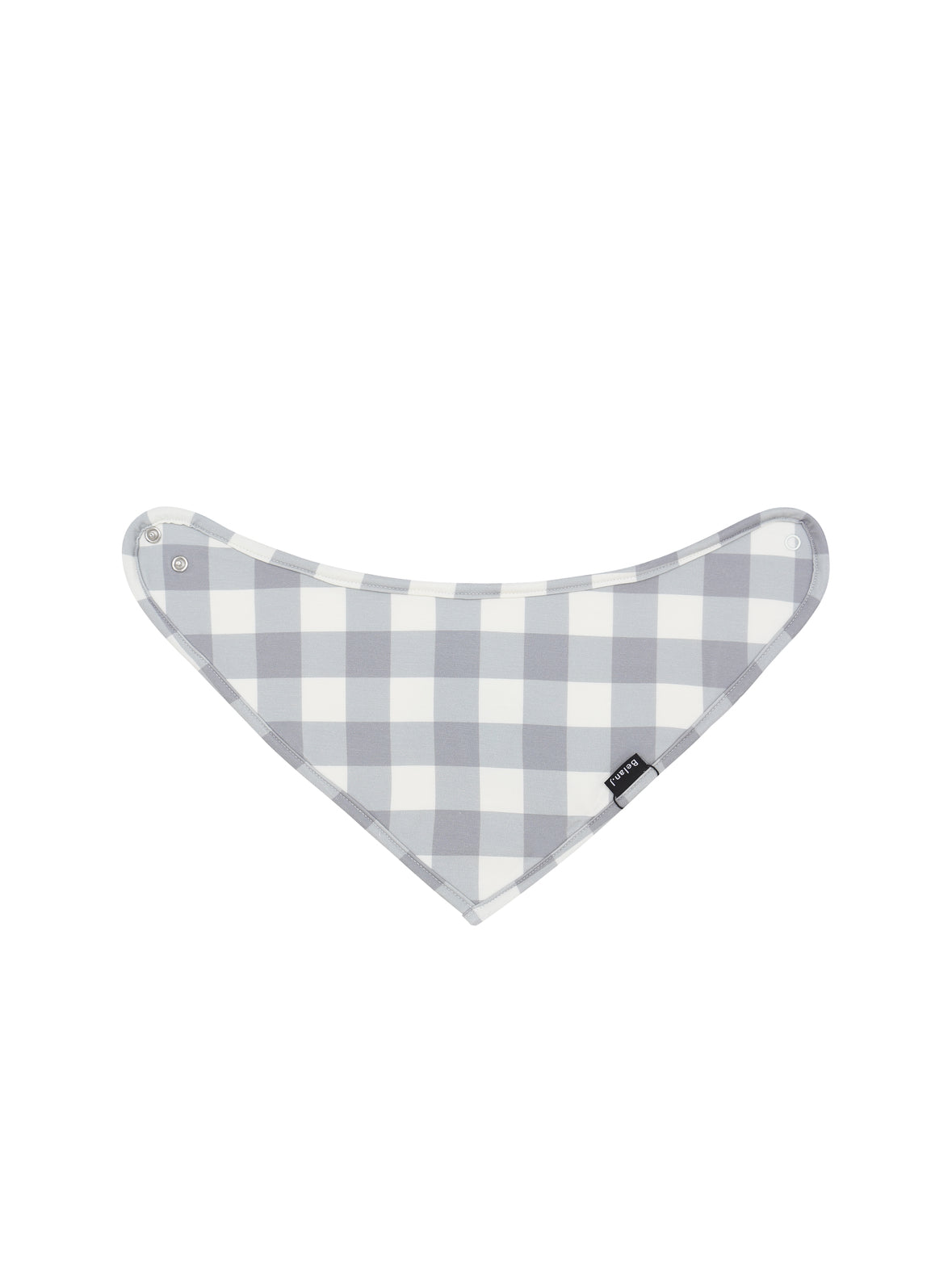 Belan J Bandana Bib in Denim Plaid