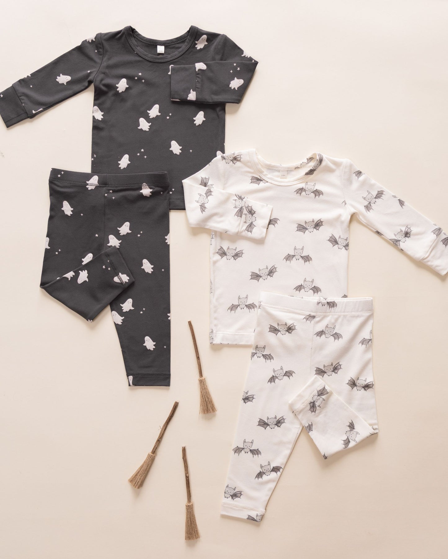 Quincy Mae Halloween Bamboo Pajama Set in Bats