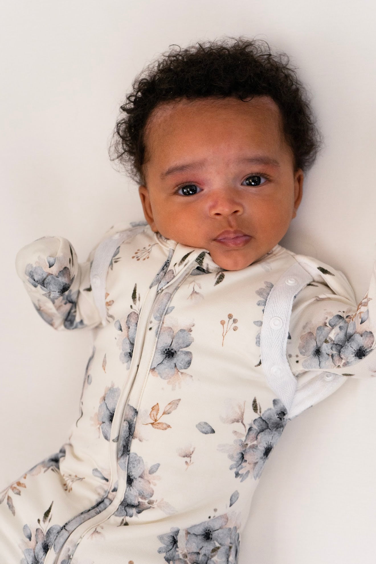 Belan J Convertible Swaddle Sack in Frosty Floral
